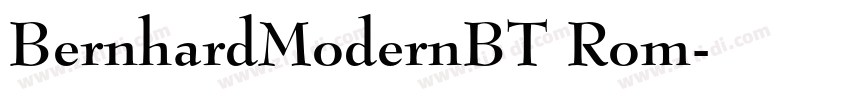 BernhardModernBT Rom字体转换